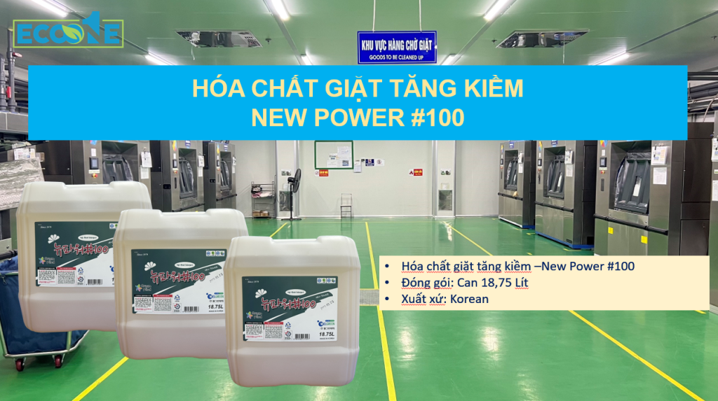 Hóa chất giặt tăng kiềm - New power #100