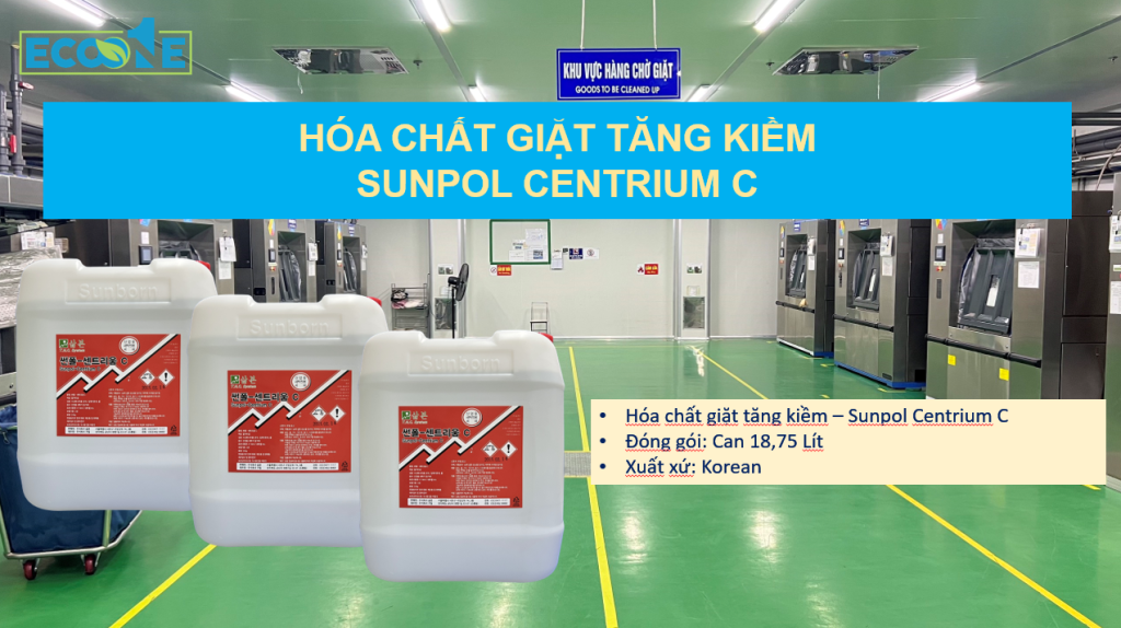 Hóa chất giặt tăng kiềm - Sunpol centrium C