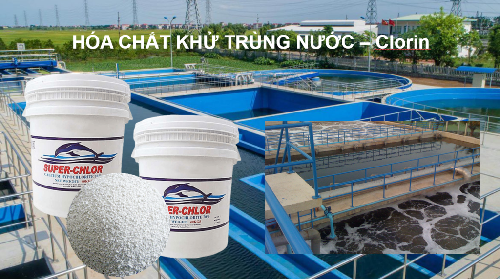 Hóa chất xử lý nước thải - Hóa chất khử trùng - Clorin