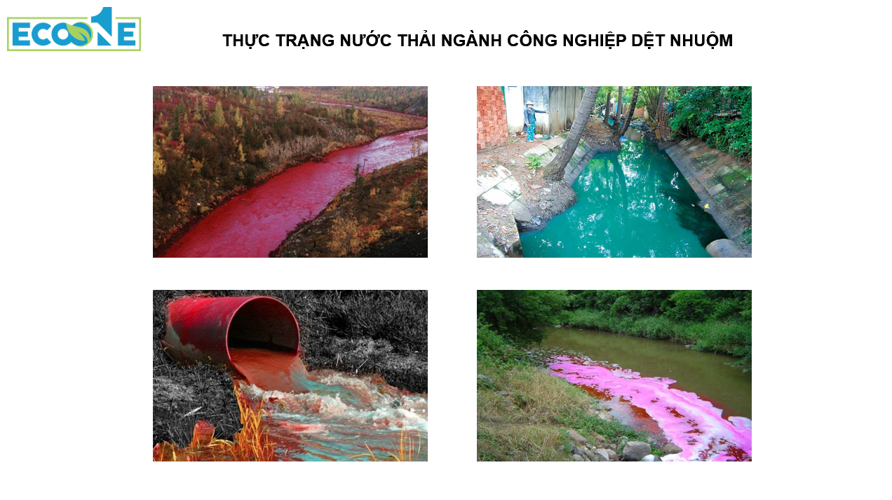 Thực trạng nước thải ngành công nghiệp dệt nhuộm hiện nay