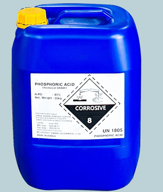 Axit phosphoric (H₃PO₄) là một hóa chất công nghiệp quan trọng ứng dụng trong ngành công nghiệp thực phẩm, đồ uống, ngành hóa chất , ngành thủy tinh và gốm sứ