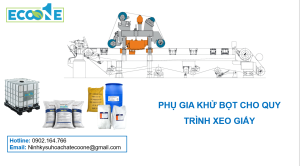 Phụ gia khử bọt cho quy trình xeo giấy