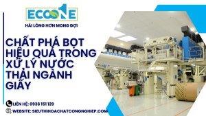 Chất Phá Bọt Hiệu Quả Trong Xử Lý Nước Thải Ngành Giấy