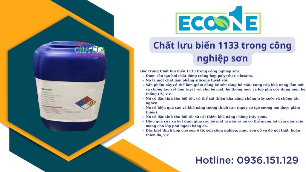 Chất lưu biến 1133 trong công nghiệp sơn