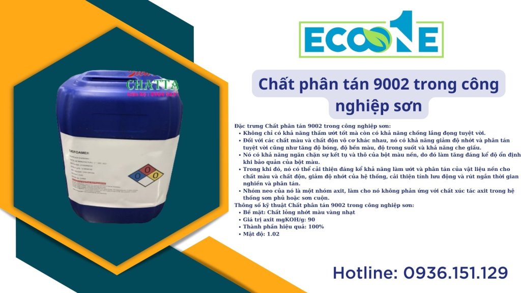 Chất phân tán 9002 trong công nghiệp sơn