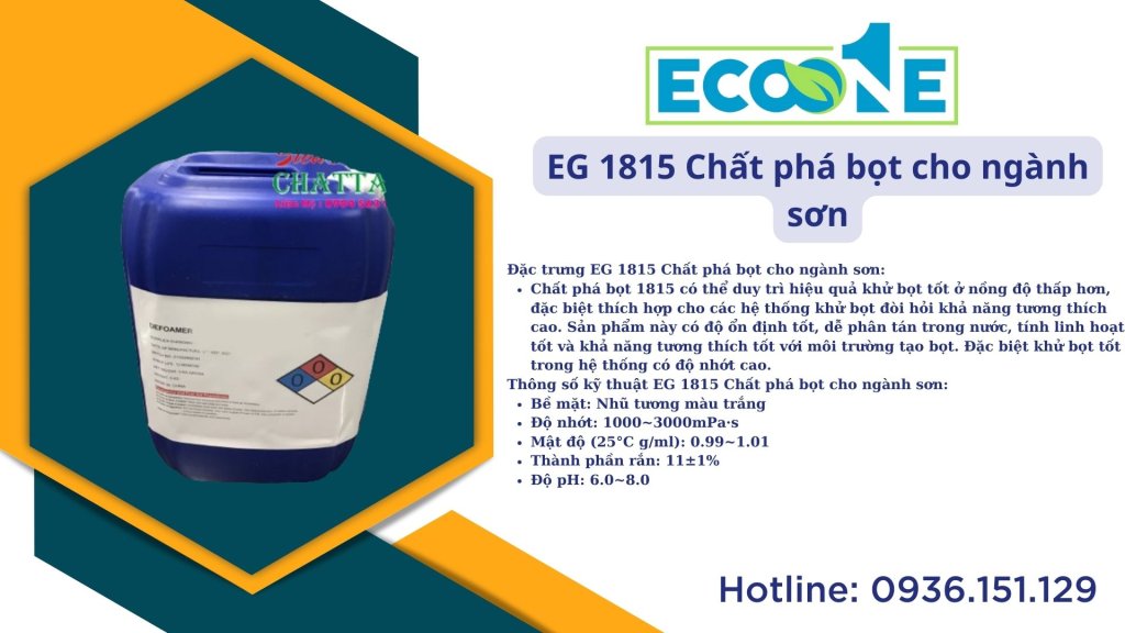 EG 1815 Chất phá bọt cho ngành sơn