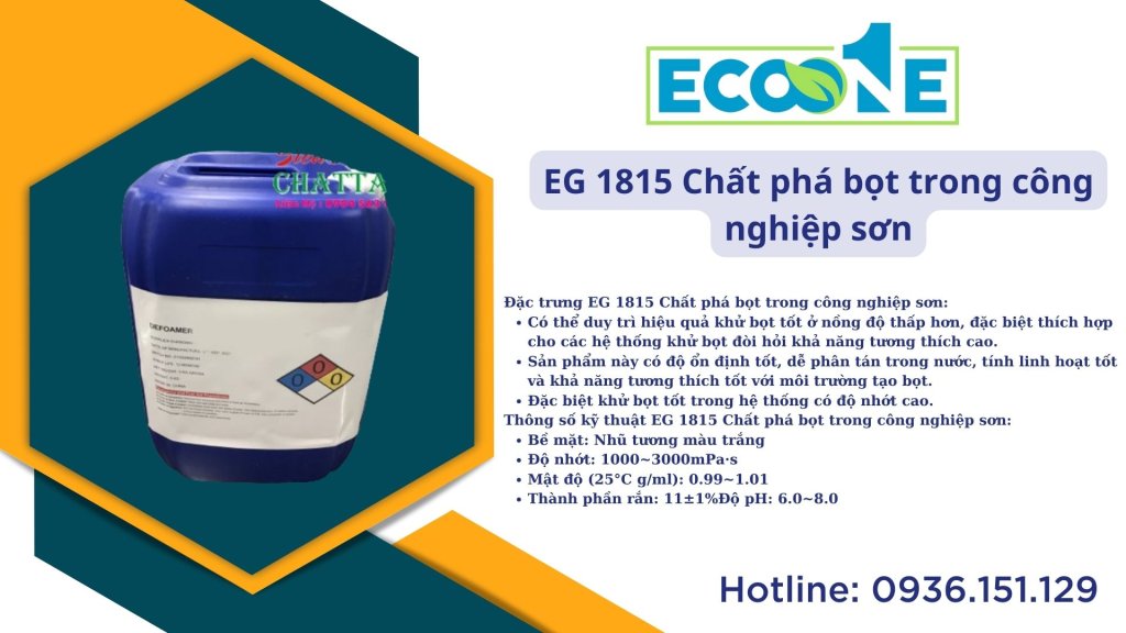 EG 1815 Chất phá bọt trong công nghiệp sơn