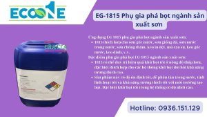 EG-1815 Phụ gia phá bọt ngành sản xuất sơn