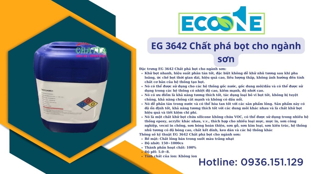 EG 3642 Chất phá bọt cho ngành sơn