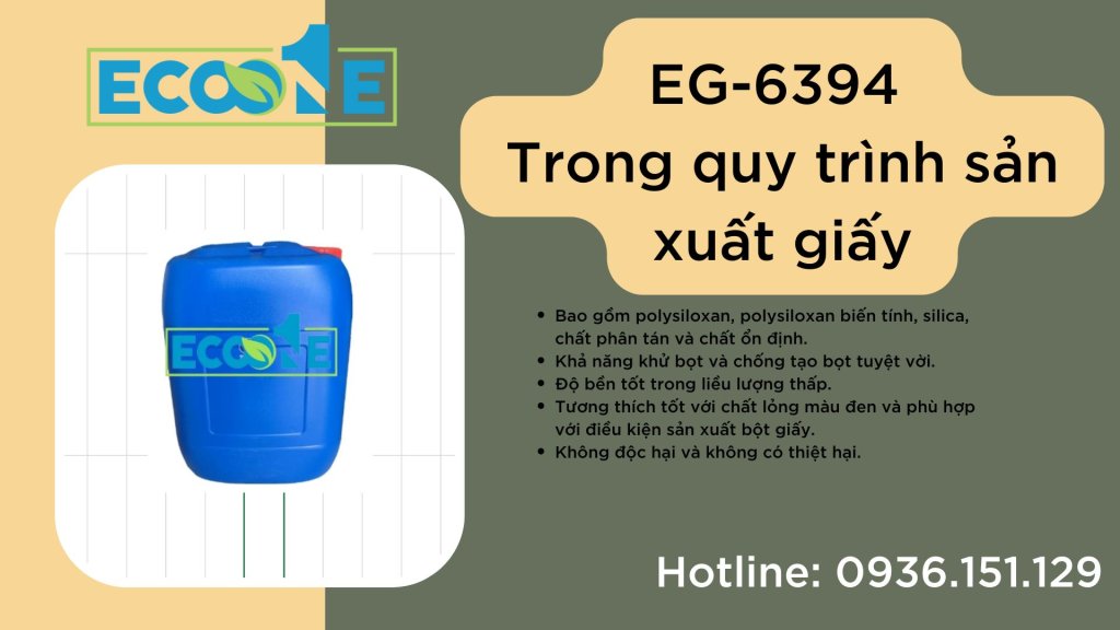 EG-6394 Trong quy trình sản xuất giấy