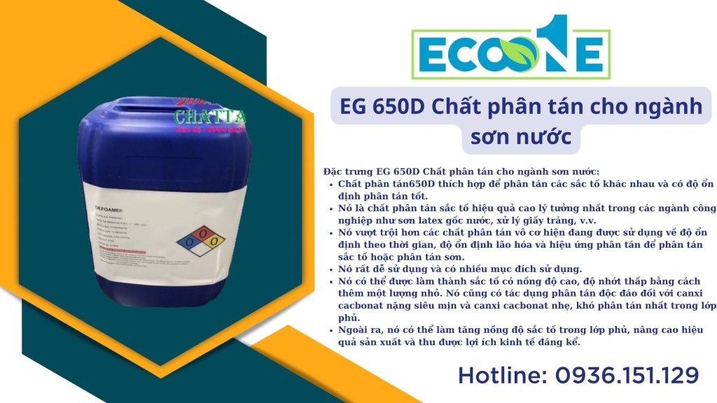 EG 650D Chất phân tán cho ngành sơn nước