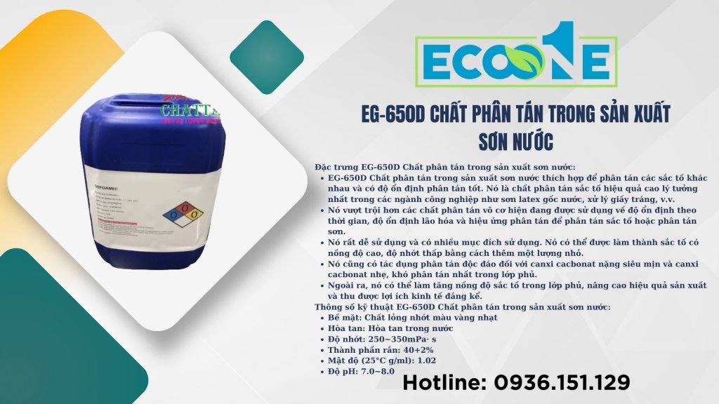 EG-650D Chất phân tán trong sản xuất sơn nước