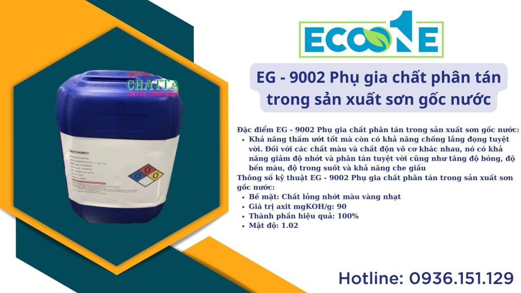 EG - 9002 Phụ gia chất phân tán trong sản xuất sơn gốc nước