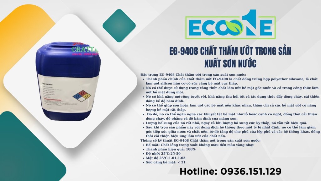 EG-9408 Chất thấm ướt trong sản xuất sơn nước