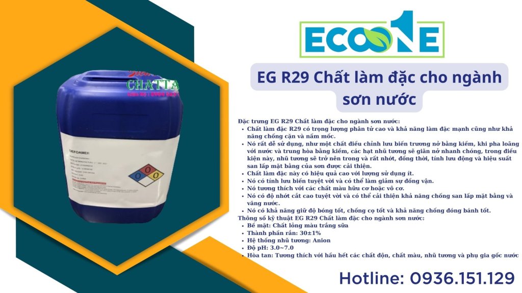 EG R29 Chất làm đặc cho ngành sơn nước