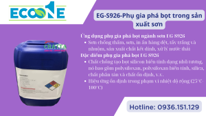 EG-S926-Phụ gia phá bọt trong sản xuất sơn