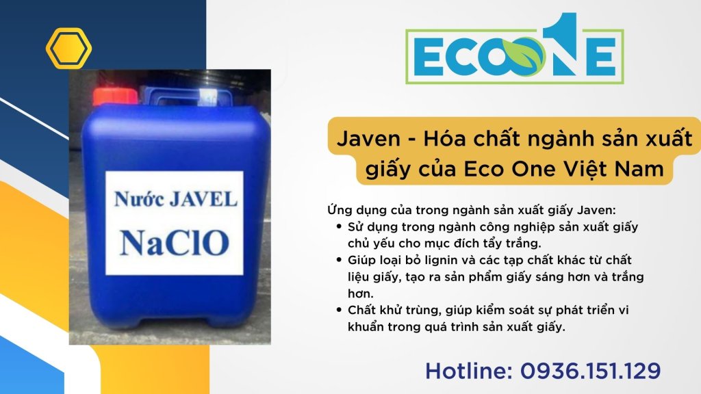 Javen - Hóa chất ngành sản xuất giấy của Eco One Việt Nam