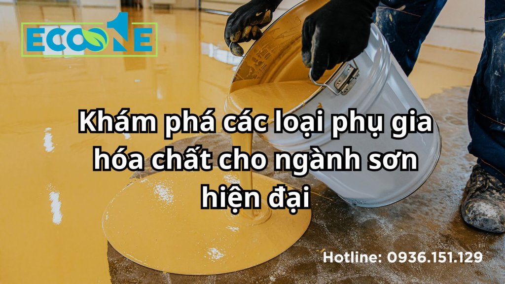 Khám phá các loại phụ gia hóa chất cho ngành sơn hiện đại