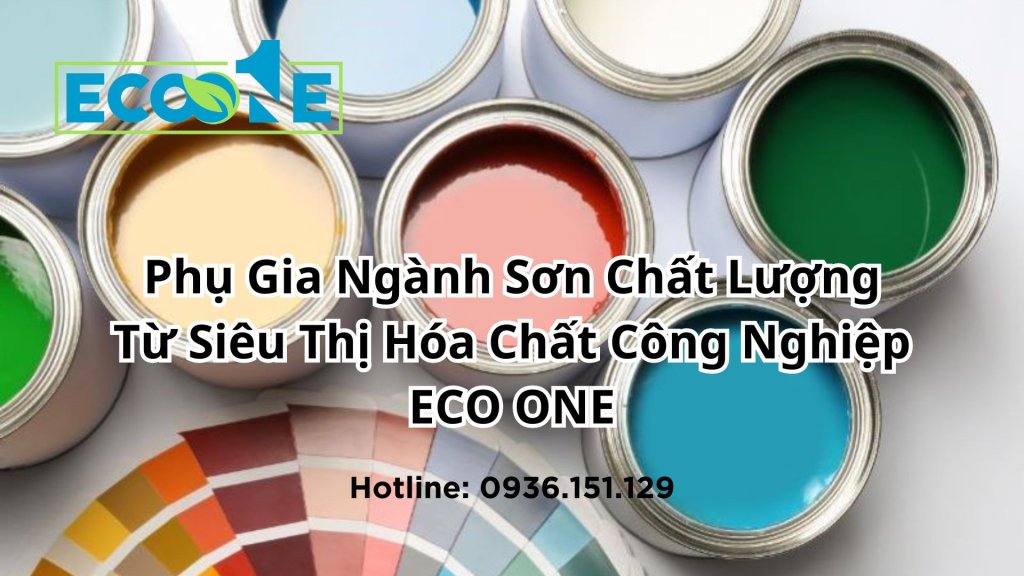 Phụ Gia Ngành Sơn Chất Lượng Từ Siêu Thị Hóa Chất Công Nghiệp ECO ONE