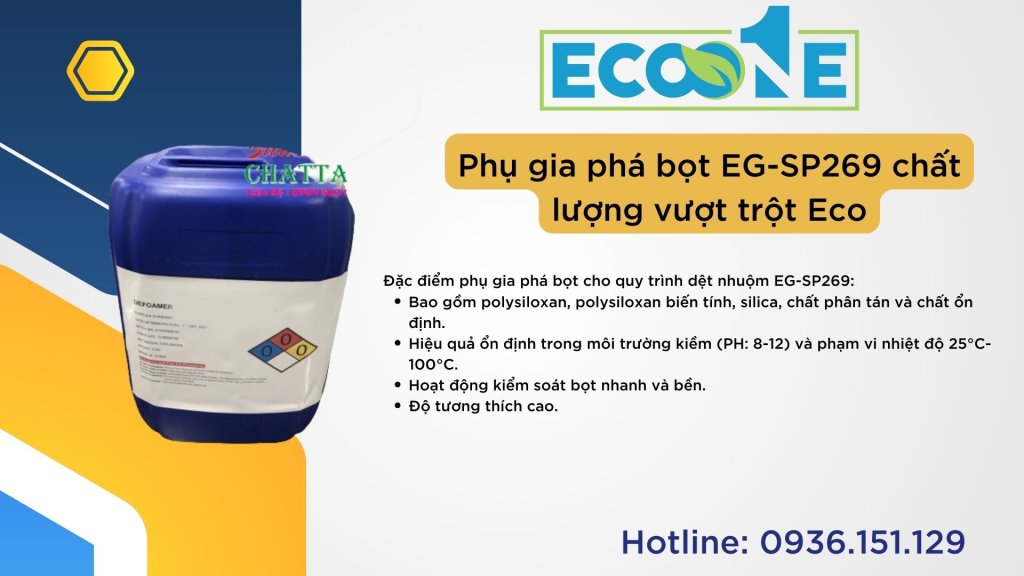 Phụ gia phá bọt EG-SP269 chất lượng vượt trột