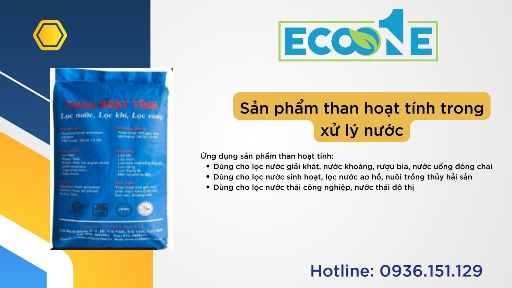 Sản phẩm than hoạt tính trong xử lý nước