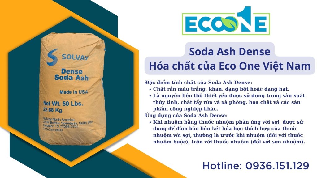 Soda Ash Dense Hóa chất của Eco One Việt Nam