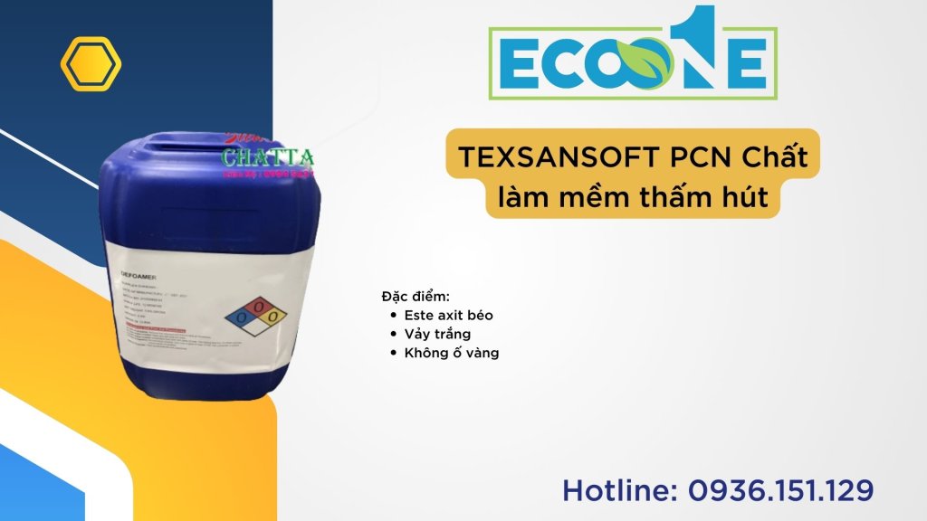 TEXSANSOFT PCN Chất làm mềm thấm hút