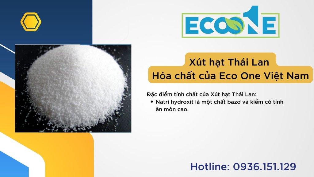 Xút hạt Thái Lan Hóa chất của Eco One Việt Nam