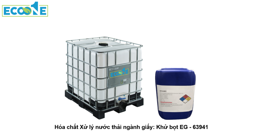 Hóa chất Xử lý nước thải ngành giấy - Khử bọt EG - 63941