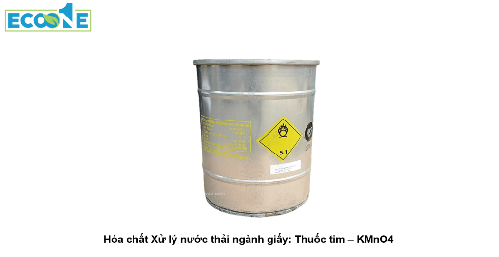 Hóa chất Xử lý nước thải ngành giấy - Thuốc tim – KMnO4