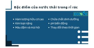 đặc điểm Của Nước Thải Trong Rỉ Rác