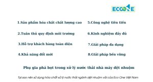 Tại Sao Nên Sử Dụng Hóa Chất Xử Lý Nước Thải Ngành Dệt Nhuộm Vải Của Siêu Thị Hóa Chất Công Nghiệp Eco One