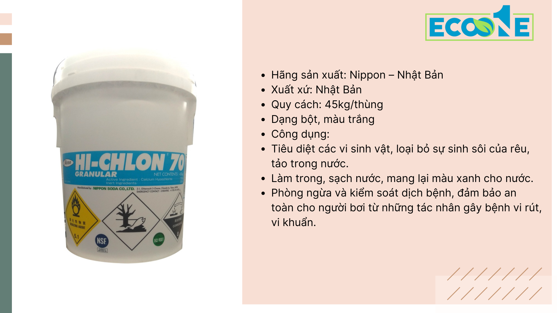 Chlorine Hi Chlon 70%