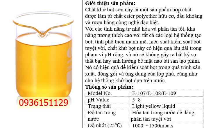 Eco E-107 Khử Bọt Dạng Không Silicon