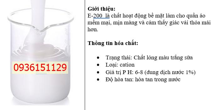 ECO E-200 Chất Làm Mềm Vải