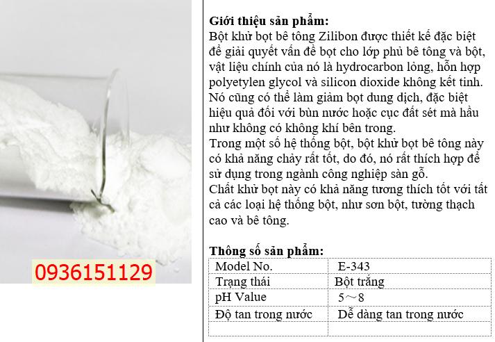ECO E-343 Phá Bọt Dạng Bột