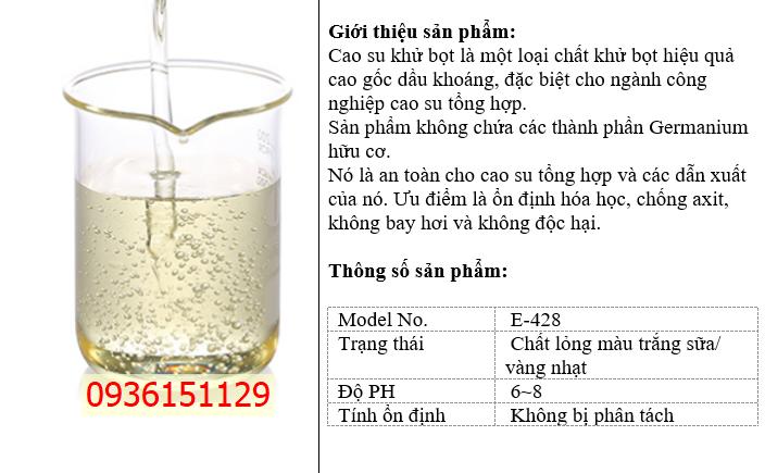 ECO E-428 Phá Bọt Trong Cao Su Tự Nhiên