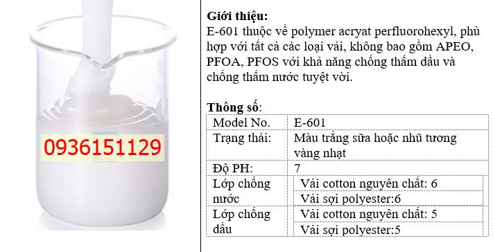 Eco E 601 Chất Chống Thấm Nước Và Dầu