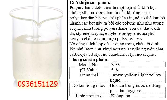 Eco E-83 Phá Bọt Cho Hệ Thống Dầu