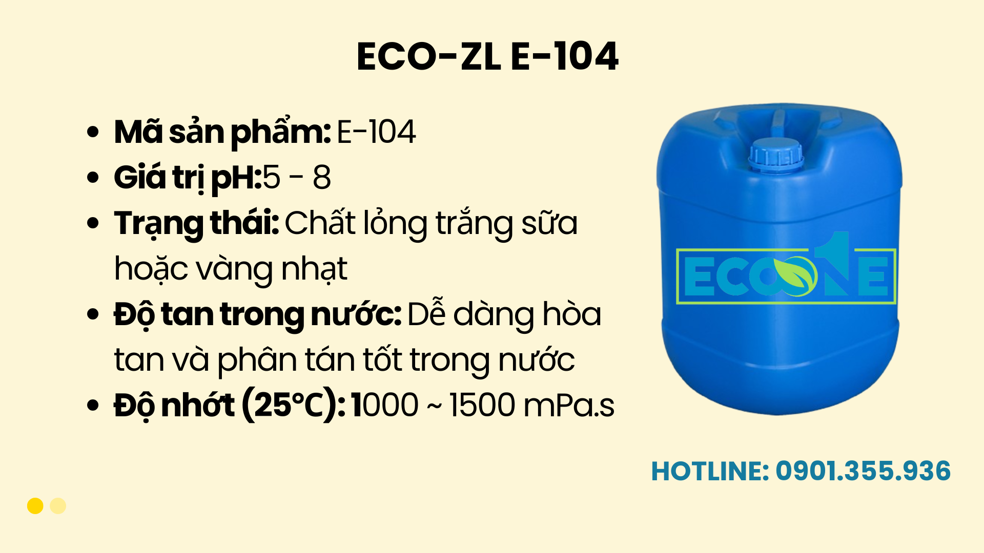 Eco Zl E 104 Chất Phá Bọt Trong Hệ Thống Sơn Nước