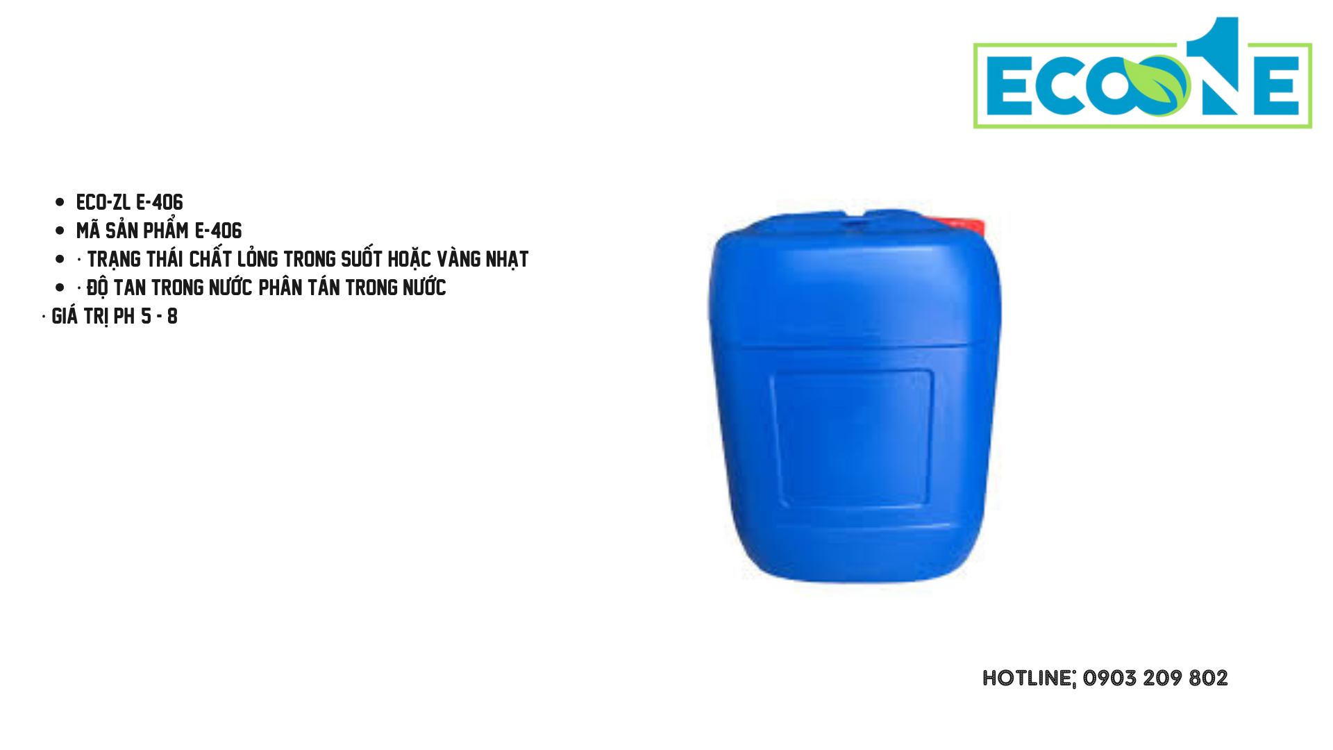 ECO-ZL E-406 - Chất Phá Bọt Dùng Trong Thực Phẩm
