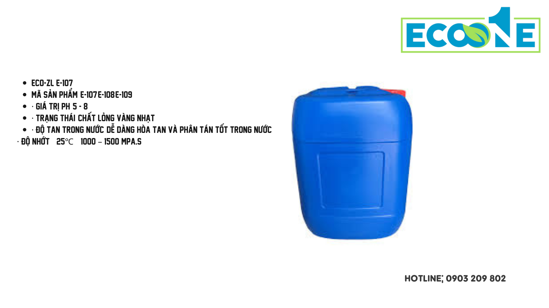 ECO-ZL E-107 - Chất Phá Bọt Dạng Không Silicon