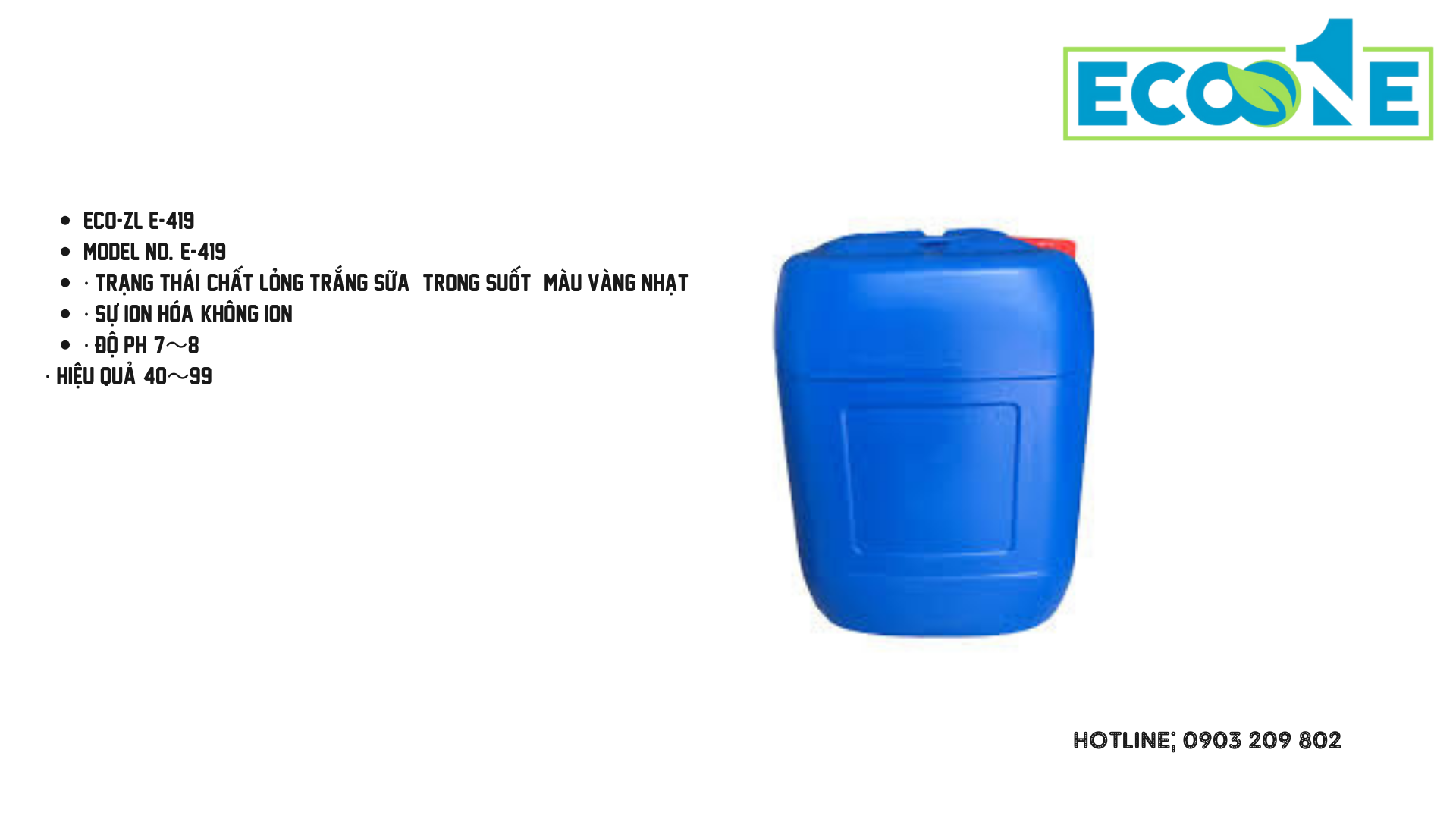 ECO-ZL E-419 - Phá Bọt Trong Sản Xuất Cao Su Tổng Hợp