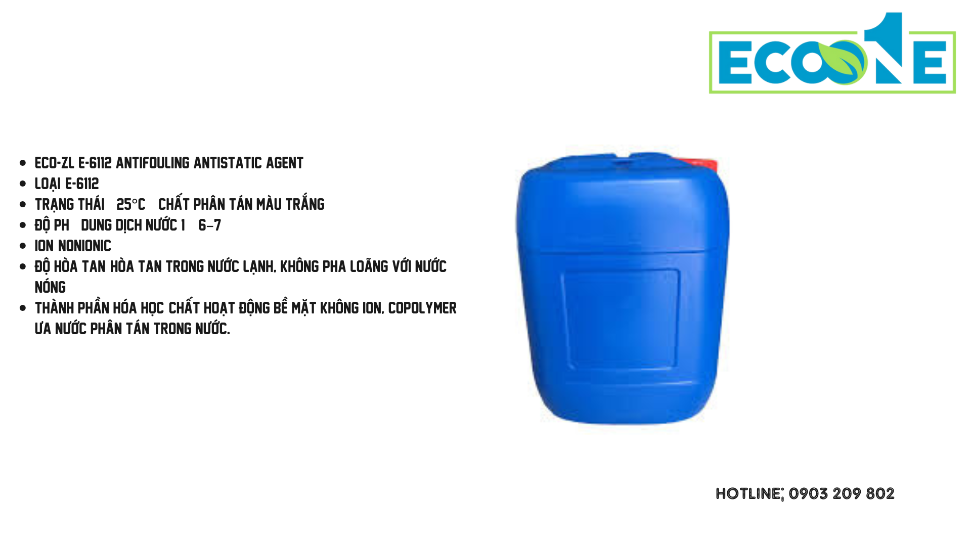 ECO-ZL E-6112 Antifouling Antistatic Agent