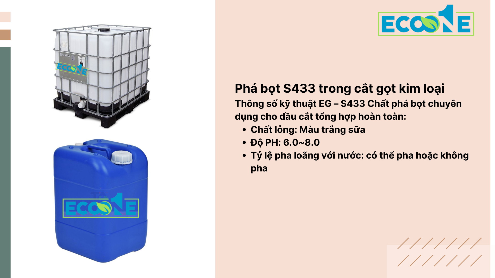 Phá Bọt S433 Trong Cắt Gọt Kim Loại