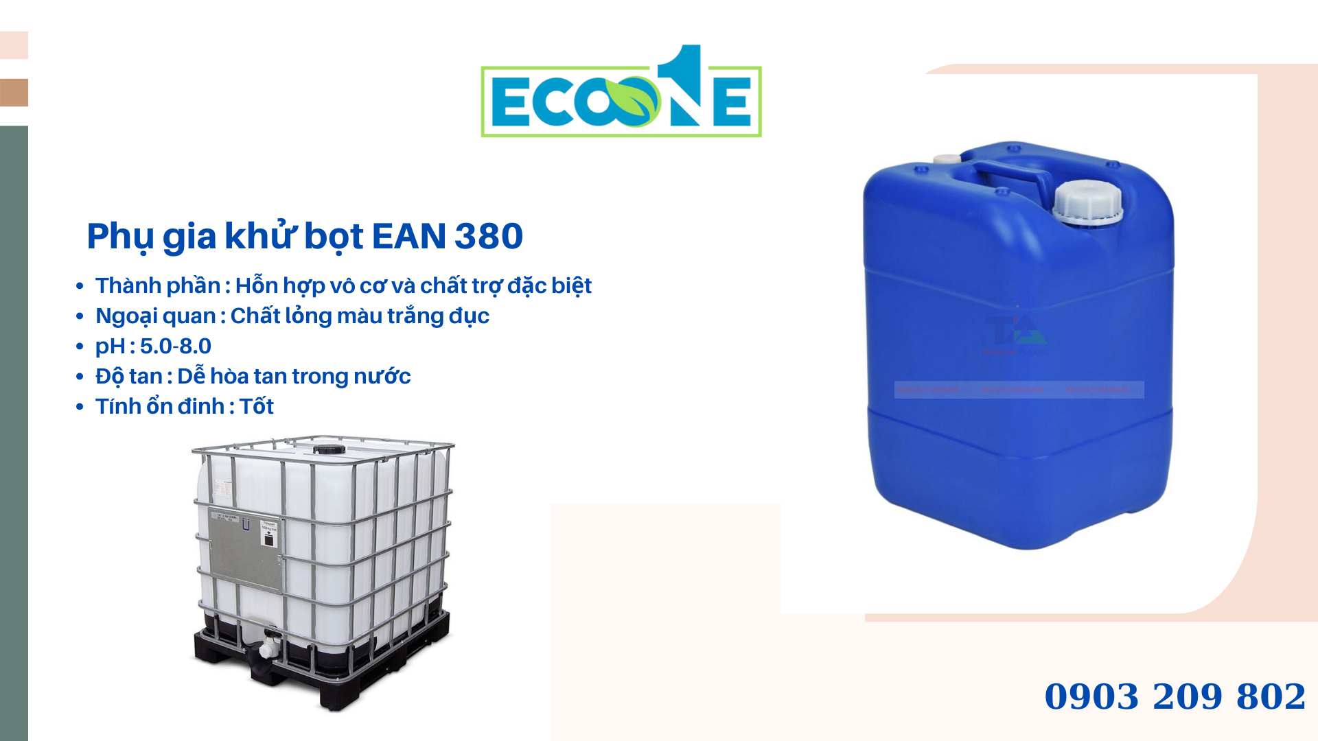 Phụ gia khử bọt EAN 380