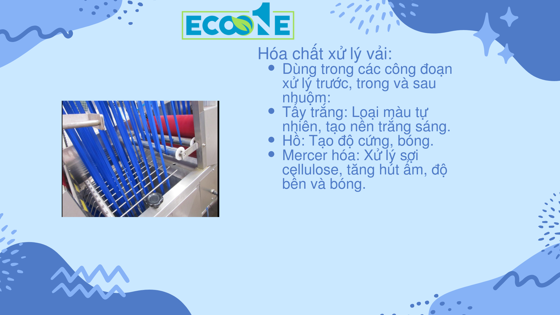 Hóa chất dệt nhuộm là gì?