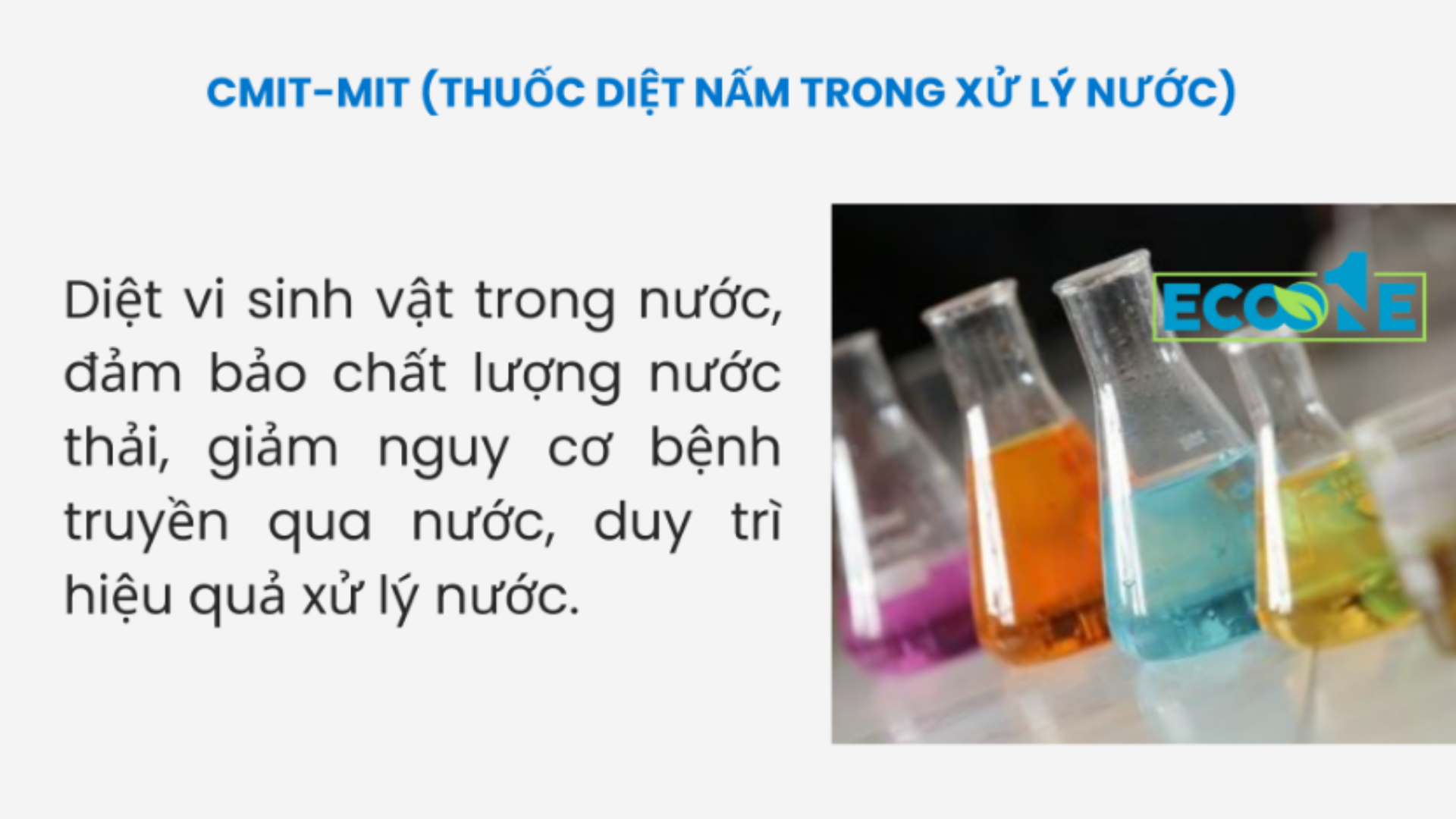 Cmit Mit (thuốc Diệt Nấm Trong Xử Lý Nước)