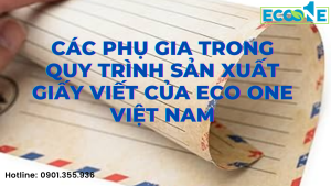 Các Phụ Gia Trong Quy Trình Sản Xuất Giấy Viết Của Eco One Việt Nam