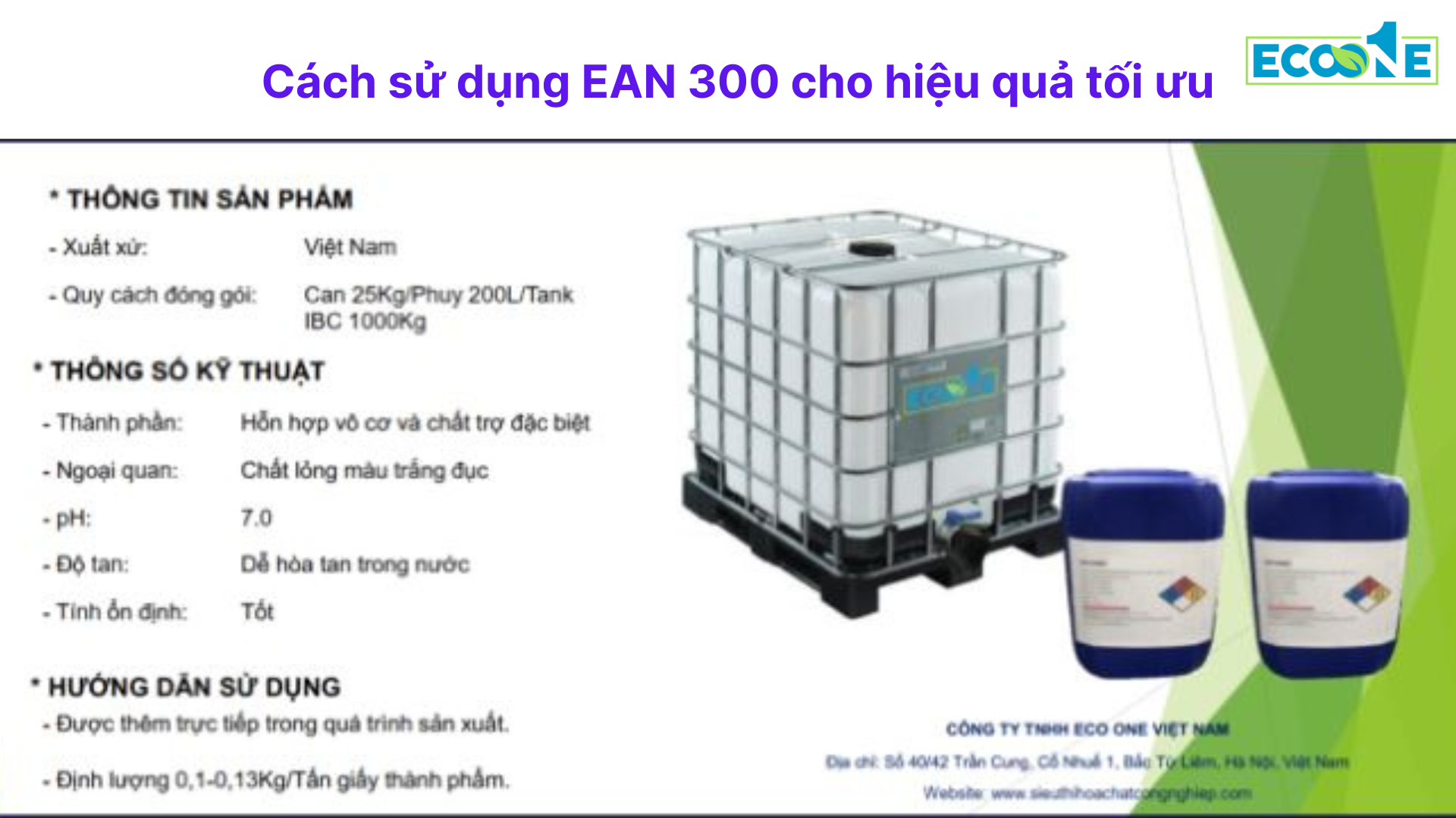 Cách Sử Dụng Ean 300 Cho Hiệu Quả Tối ưu